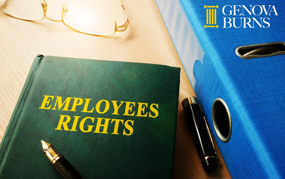 employees rights book on an office table